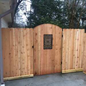 Wood Gate Installation